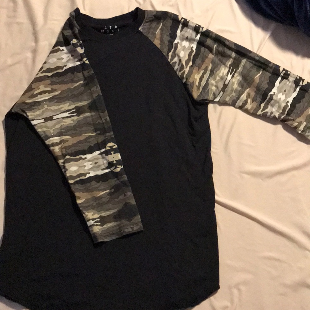 Camo 3/4 sleeve
